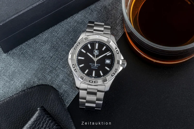Tag Heuer Aquaracer steel automatic men's watch WAP2010 [2506788]