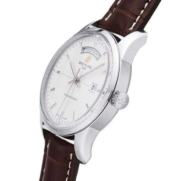 Breitling Transocean Day & Date A4531012.G751.740P.A20D.1 Krokoleder