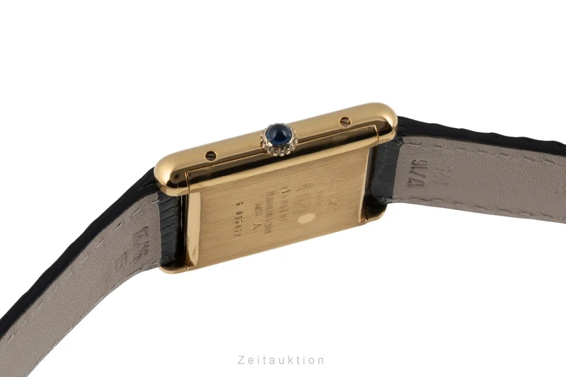 Cartier Tank silver-gilt manual winding unisex [2506156]