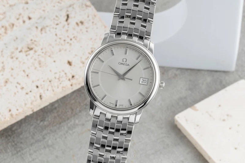 Omega De Ville steel quartz men's watch 4510.31.00 LP: 3200EUR [2506768]