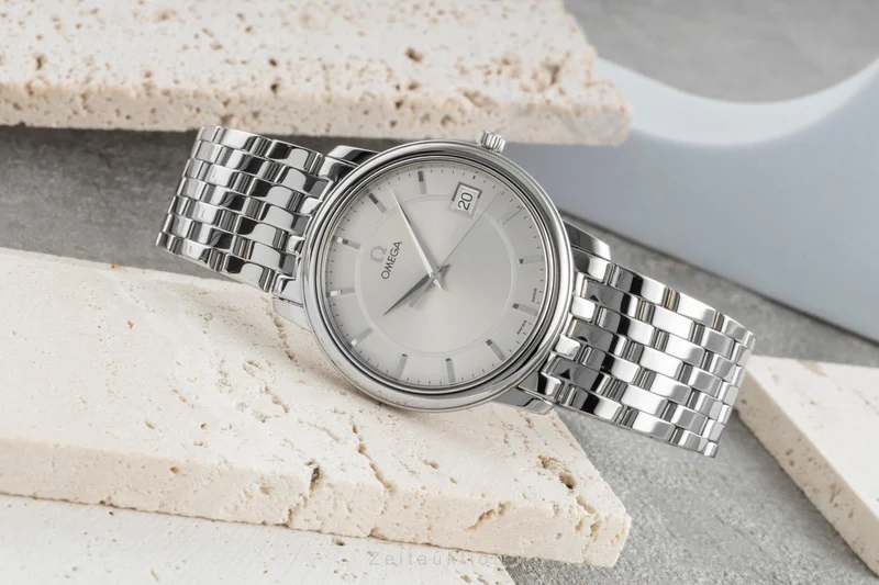 Omega De Ville steel quartz men's watch 4510.31.00 LP: 3200EUR [2506768]