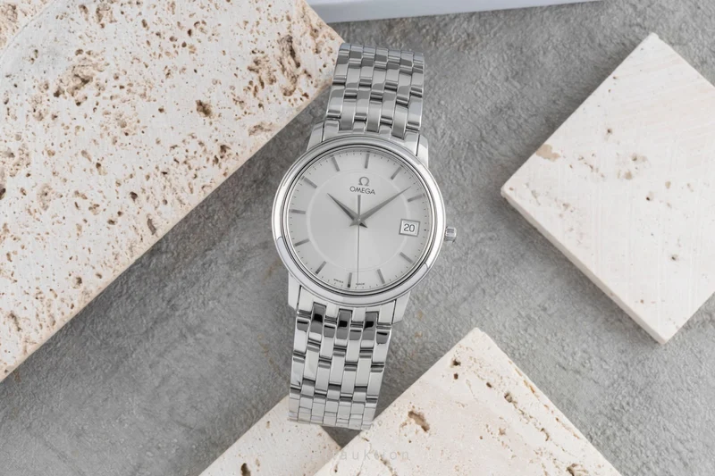 Omega De Ville steel quartz men's watch 4510.31.00 LP: 3200EUR [2506768]