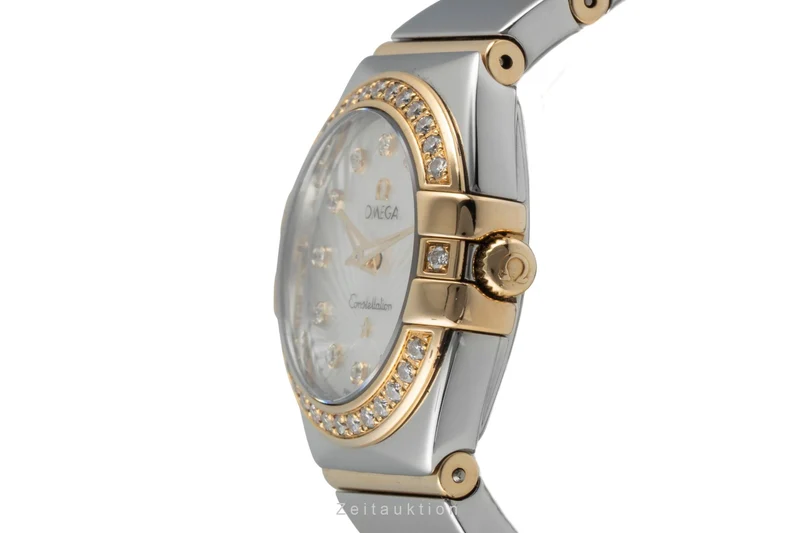 Omega Constellation steel / gold quartz women's watch 123.25.24.60.55.006 LP: 9900EUR [2506116]