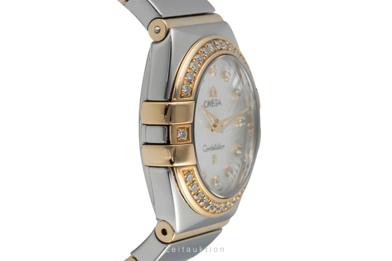 Omega Constellation steel / gold quartz women's watch 123.25.24.60.55.006 LP: 9900EUR [2506116]