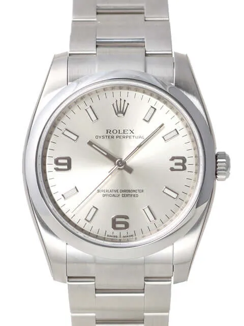 Rolex Oyster Perpetual 34 114200 Silber