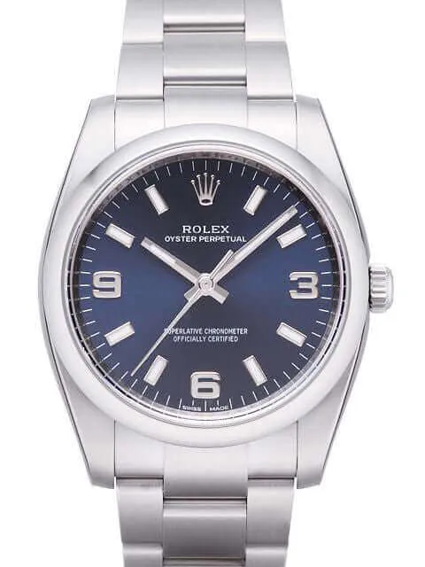 Rolex Oyster Perpetual 34 114200 Blau