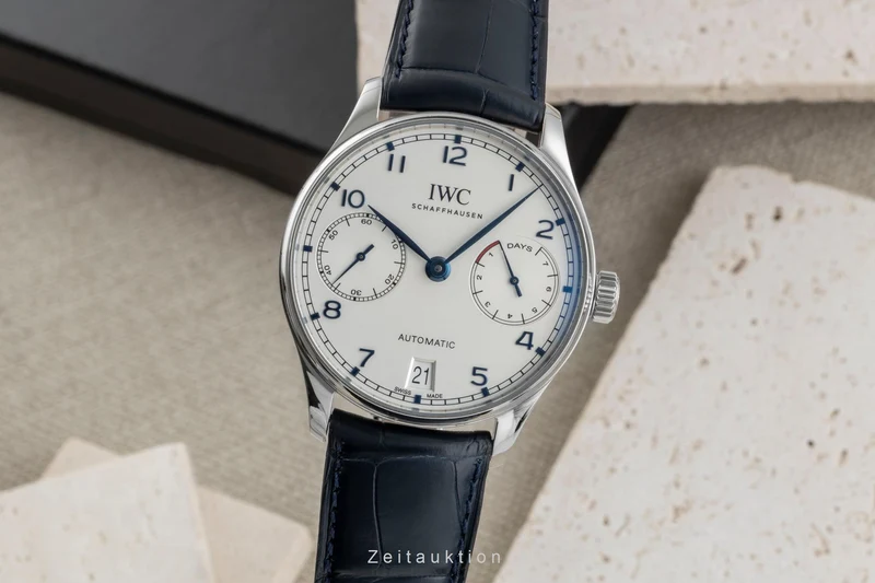 IWC Portugieser steel automatic men's watch IW500705 LP: 14000EUR [2506730]