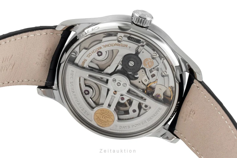 IWC Portugieser steel automatic men's watch IW500705 LP: 14000EUR [2506730]