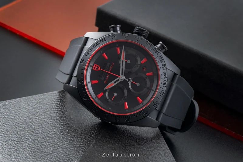 Tudor Black Shield chronograph ceramic / steel automatic men's watch 42000CR [2506910]