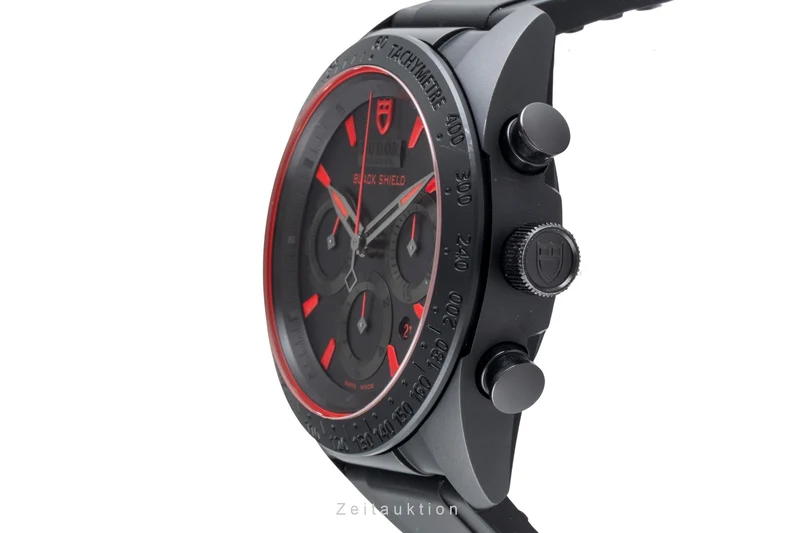 Tudor Black Shield chronograph ceramic / steel automatic men's watch 42000CR [2506910]