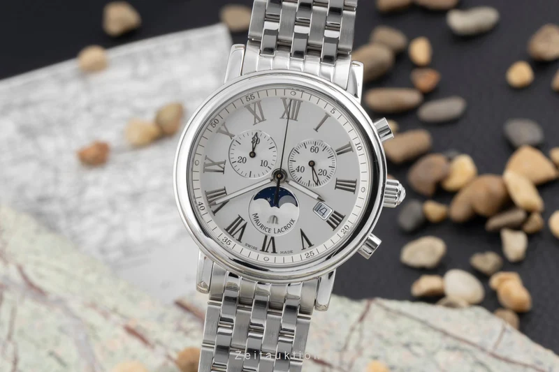 Maurice Lacroix Les Classiques chronograph steel quartz men's watch LC1048-SS002-110 [2507067]