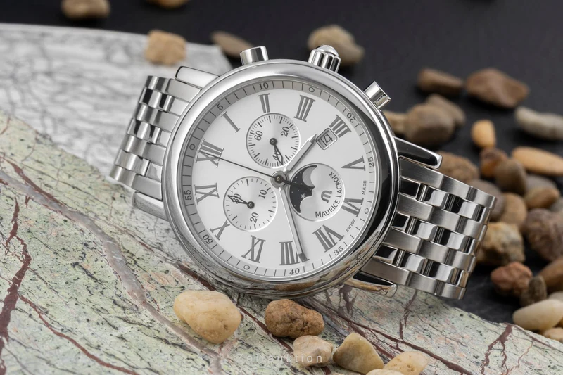 Maurice Lacroix Les Classiques chronograph steel quartz men's watch LC1048-SS002-110 [2507067]