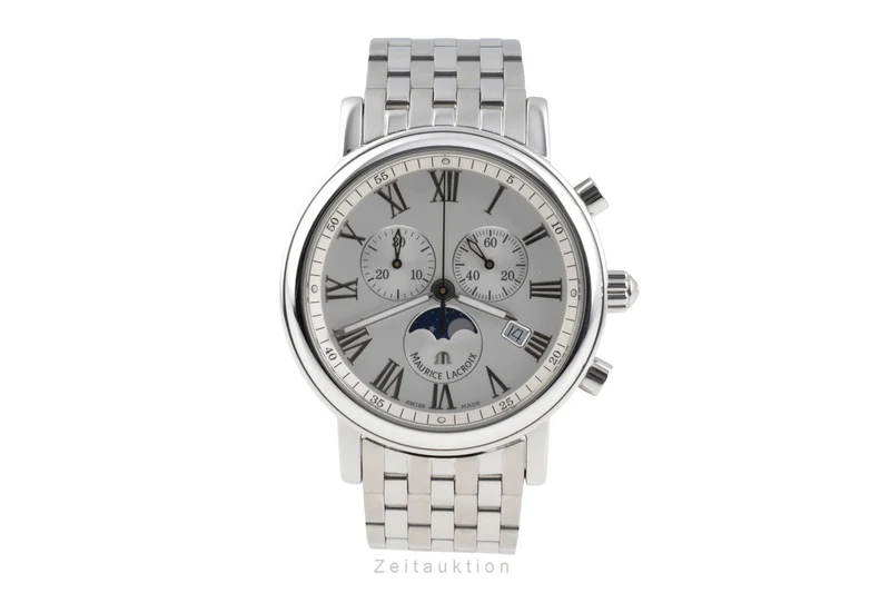 Maurice Lacroix Les Classiques chronograph steel quartz men's watch LC1048-SS002-110 [2507067]