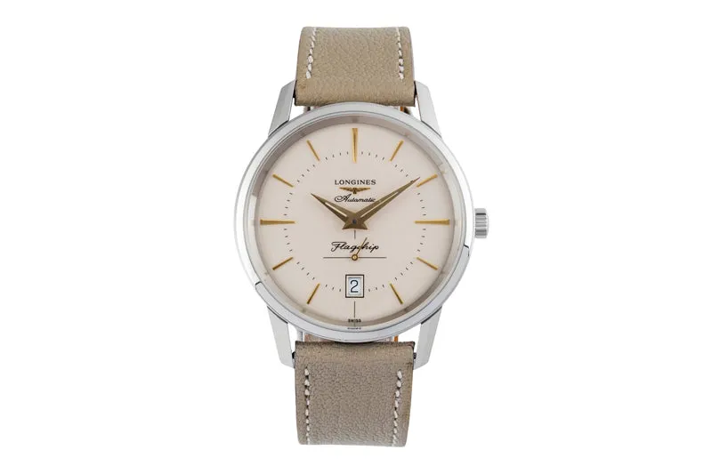 Longines Flagship steel automatic men's watch L4.795.4.78.2 LP: 2000EUR [2506391]