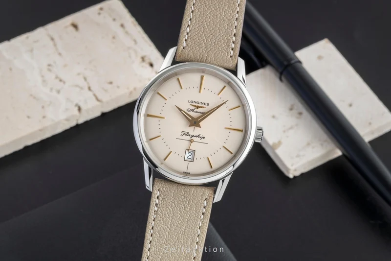 Longines Flagship steel automatic men's watch L4.795.4.78.2 LP: 2000EUR [2506391]