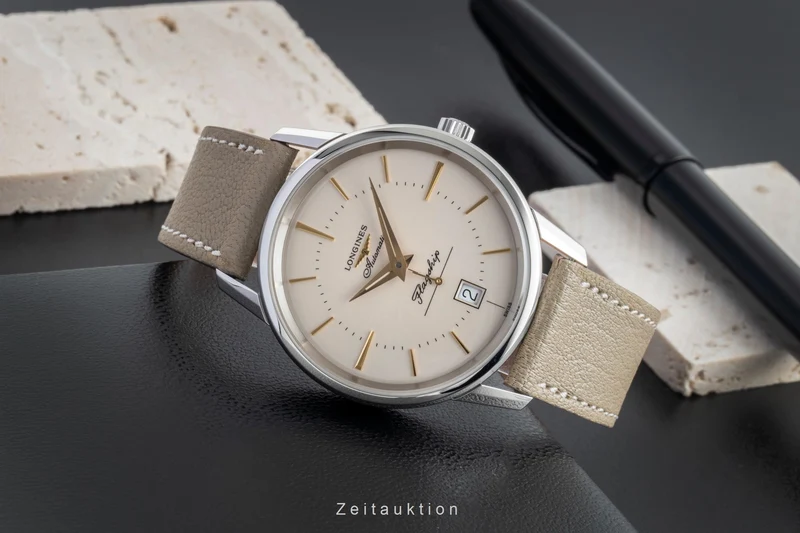 Longines Flagship steel automatic men's watch L4.795.4.78.2 LP: 2000EUR [2506391]
