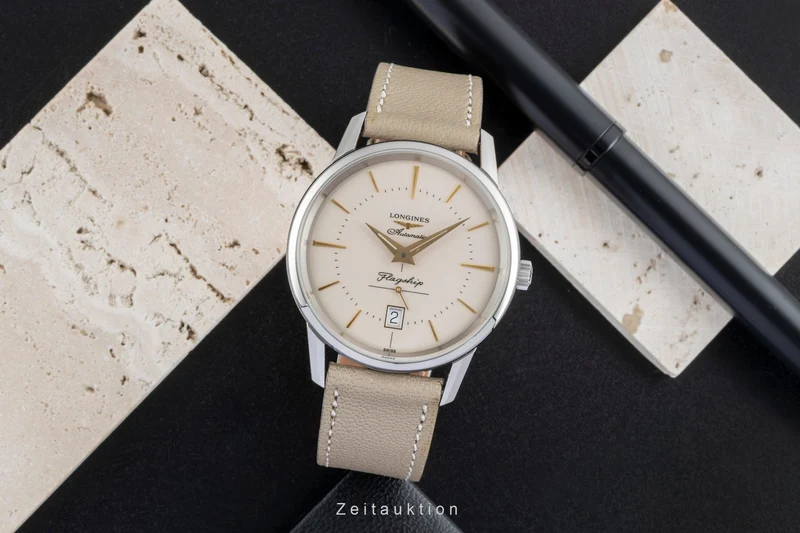 Longines Flagship steel automatic men's watch L4.795.4.78.2 LP: 2000EUR [2506391]