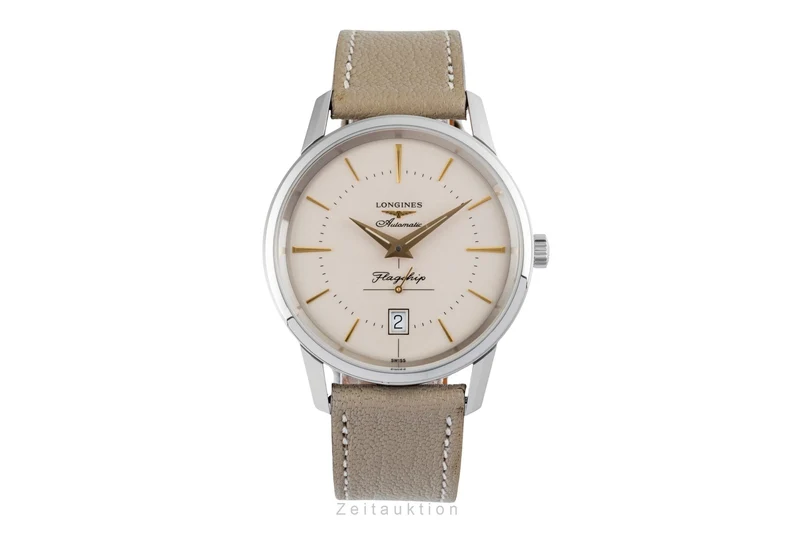 Longines Flagship steel automatic men's watch L4.795.4.78.2 LP: 2000EUR [2506391]