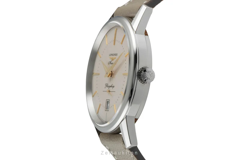 Longines Flagship steel automatic men's watch L4.795.4.78.2 LP: 2000EUR [2506391]