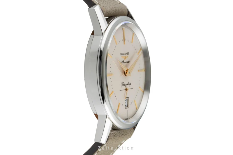 Longines Flagship steel automatic men's watch L4.795.4.78.2 LP: 2000EUR [2506391]