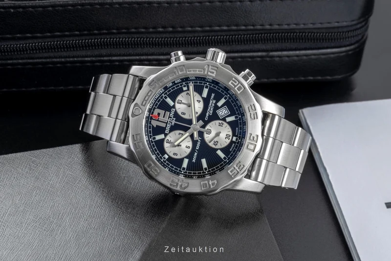 Breitling Colt Chronograph II chronograph steel quartz men's watch A73387 [2506102]