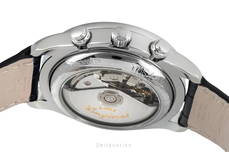 Longines Master Collection chronograph steel automatic men's watch L2.673.4.78.5 LP: 3900EUR [2506793]