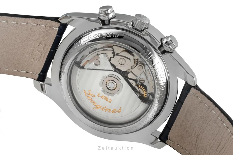 Longines Master Collection chronograph steel automatic men's watch L2.673.4.78.5 LP: 3900EUR [2506793]