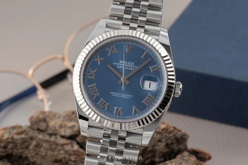 Rolex Datejust steel / white gold automatic men's watch 126334 [2507222]