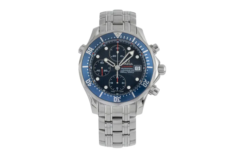 Omega Seamaster chronograph steel automatic men's watch 2225.80.00 [2506446]