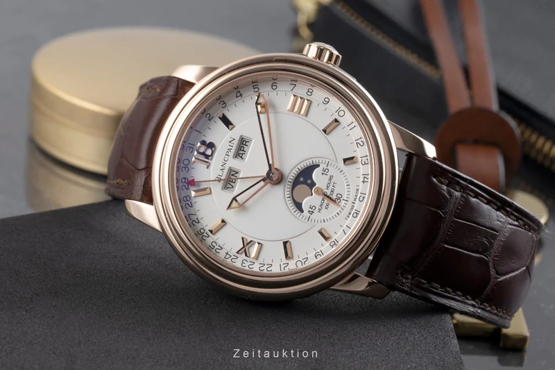 Blancpain Leman 18 ct red gold automatic men's watch 3563-3642 Limited [2506482]