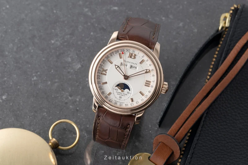 Blancpain Leman 18 ct red gold automatic men's watch 3563-3642 Limited [2506482]