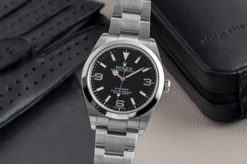 Rolex Explorer steel automatic men's watch 214270 [2507087]
