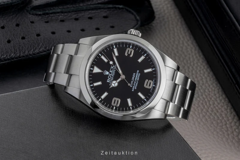 Rolex Explorer steel automatic men's watch 214270 [2507087]