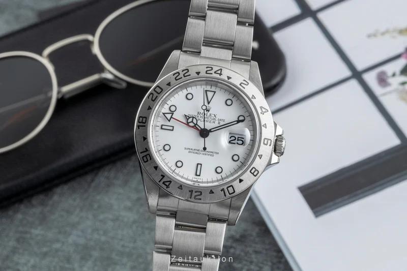 Rolex Explorer II steel automatic men's watch 16570 [2506885]
