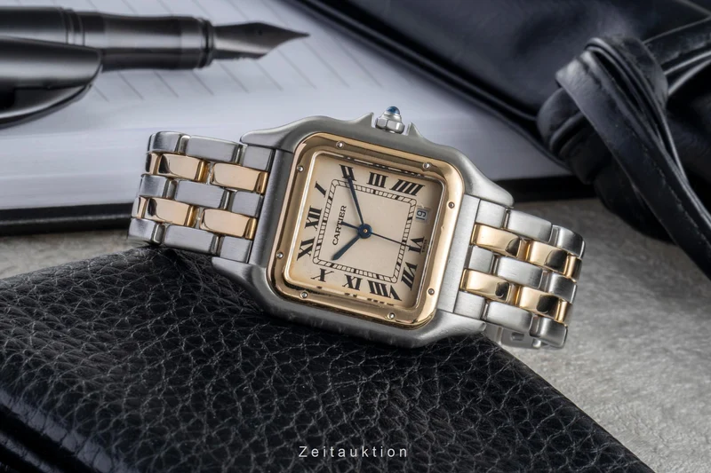 Cartier Panthere steel / gold quartz women's watch 83949 [2505884]
