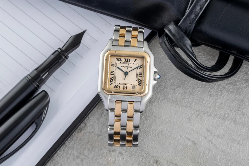 Cartier Panthere steel / gold quartz women's watch 83949 [2505884]
