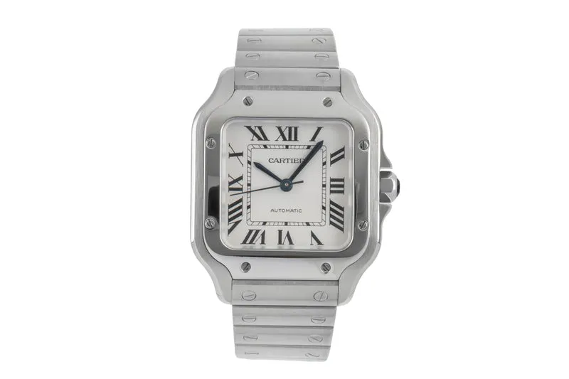 Cartier Santos steel automatic men's watch WSSA0010 LP: 8850EUR [2506665]