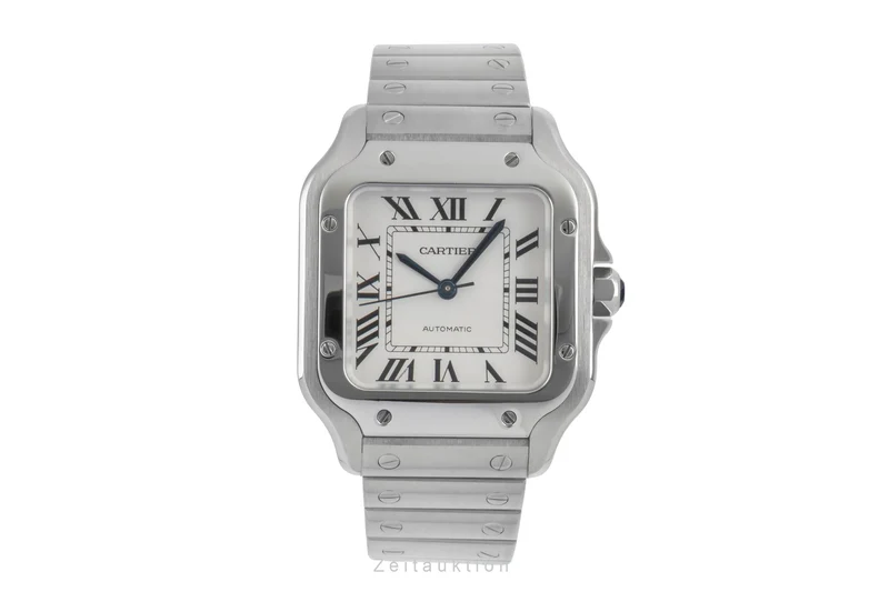 Cartier Santos steel automatic men's watch WSSA0010 LP: 8850EUR [2506665]