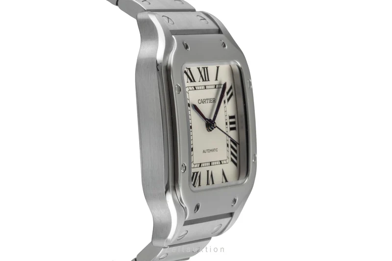 Cartier Santos steel automatic men's watch WSSA0010 LP: 8850EUR [2506665]
