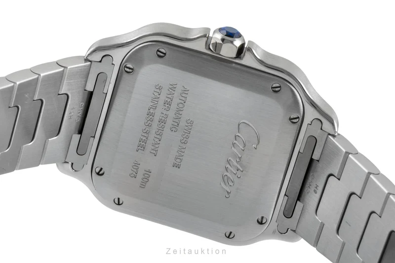 Cartier Santos steel automatic men's watch WSSA0010 LP: 8850EUR [2506665]