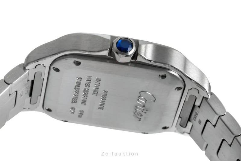 Cartier Santos steel automatic men's watch WSSA0010 LP: 8850EUR [2506665]