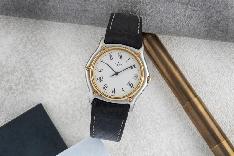 Ebel Classic Wave steel / gold quartz men's watch E1187141 [2506403]