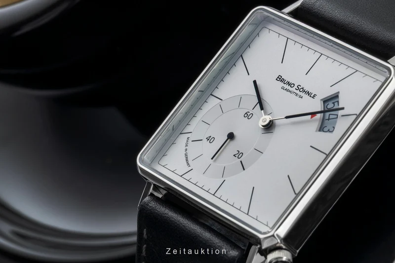 Bruno Söhnle Glashütte Rondo III Big steel quartz men's watch 17-13072-243 [2507285]