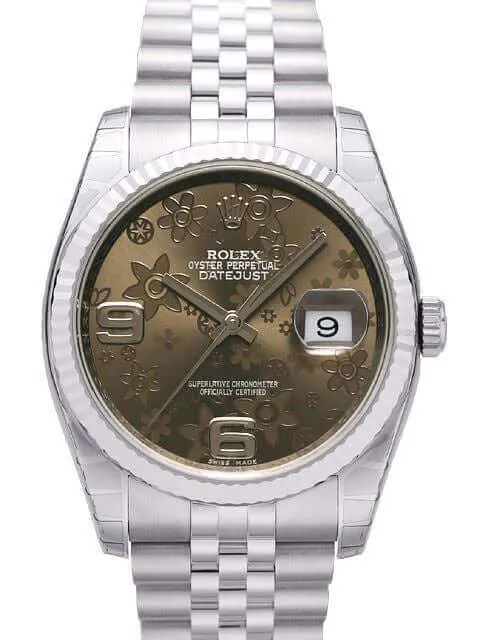 Rolex Datejust 36mm Edelstahl - Weißgold gebraucht