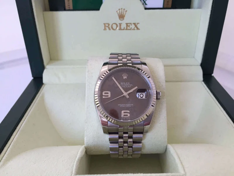 Rolex Datejust 36mm Edelstahl - Weißgold gebraucht