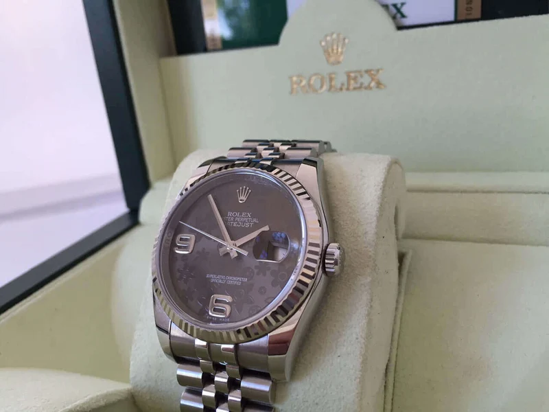 Rolex Datejust 36mm Edelstahl - Weißgold gebraucht