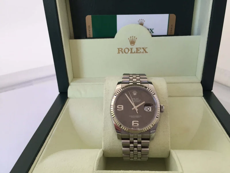 Rolex Datejust 36mm Edelstahl - Weißgold gebraucht