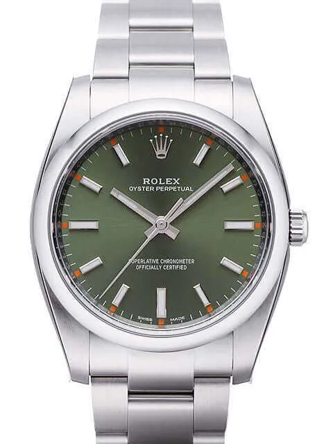 Rolex Oyster Perpetual 34 mm 114200 Olive