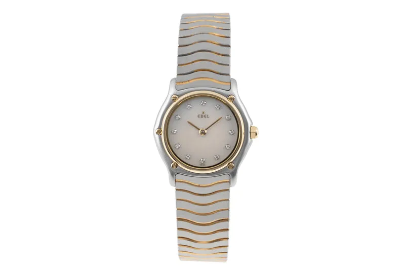 Ebel Classic Wave steel / gold quartz women's watch E1090121 [2507112]