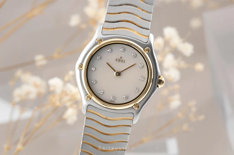 Ebel Classic Wave steel / gold quartz women's watch E1090121 [2507112]